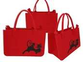 Torby i wózki na zakupy - Torba na ramię z suwakiem - Koci świat (CARMANI) - miniaturka - grafika 1