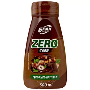 6Pak Syrop Zero Kcal 500Ml Chocolate-Hazelnut Czekolada Z Orzechem - Zdrowa żywność - miniaturka - grafika 1