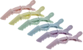 Pozostałe akcesoria fryzjerskie - Efalock Shark, klipsy oddzielające, kolory pastelowe, 1szt. każdego koloru - miniaturka - grafika 1