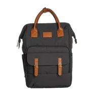 Torebki damskie - Thermobaby - Torba na pieluchy ESCAPADE - Plecak do przewijania niemowląt - Torba z podkładką do przewijania dla chłopców i dziewczynek - Wygodny - Wygodny na wycieczki z dzieckiem - Ciemnoszary - miniaturka - grafika 1