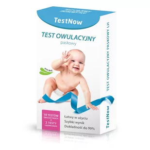 Medimes Sp. z o.o. Medimes Sp z o.o Test owulacyjny TestNow paskowy 10 sztuk - Testy ciążowe i diagnostyczne - miniaturka - grafika 1