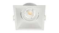 Lampy sufitowe - Oprawa sufitowa wpuszczana kwadrat TORINO biała matowa (stop aluminium ) LUX05436 - miniaturka - grafika 1