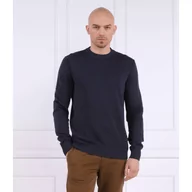 Swetry męskie - BOSS ORANGE Sweter Aropo 10247951 01 | Regular Fit | z dodatkiem lnu - miniaturka - grafika 1