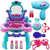 Zabawki kreatywne - Toaletka dla Dziewczynek z Lusterkiem i Suszarką - miniaturka - grafika 1