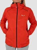 Kurtki i kamizelki sportowe damskie - Salewa Kurtka funkcyjna "Pedroc" w kolorze czerwonym - miniaturka - grafika 1