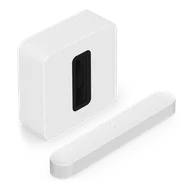 Soundbary - SONOS BEAM (Gen2) + SUB 4 zestaw rozrywkowy premium (komplet/biały) - miniaturka - grafika 1