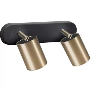 Nowodvorski Listwa Eye 8817 lampa oprawa sufitowa 2x35W GU10 czarna/mosiądz - Lampy sufitowe - miniaturka - grafika 3