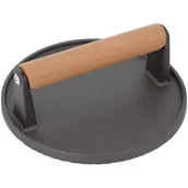 Przybory do gotowania - ŻELIWNA PRASKA DO GRILLOWANIA BURGERÓW STEKÓW MIĘSA 2661 - miniaturka - grafika 1