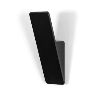 Czarny stalowy haczyk ścienny Angle – Spinder Design - Wieszaki do szafy - miniaturka - grafika 1