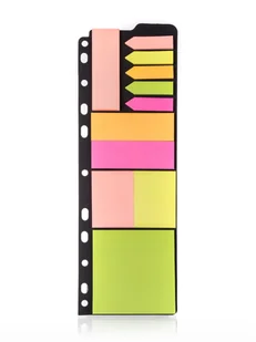 Zestaw karteczek samoprzylepnych 11 x 25szt różne kształty - Gadżety  do biura - miniaturka - grafika 1
