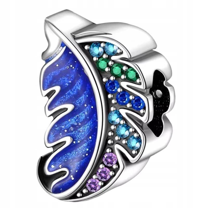 Zawieszki do Bransoletek Charms Zawieszka Charms Piórko Charmsy Trusky