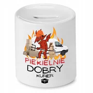 Skarbonki - Skarbonka Dla Barmana na Urodziny Imieniny Prezent z Nadrukiem ze Zdjęciem + Opakowanie na prezent (wzór 01) - miniaturka - grafika 1