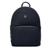 Plecaki - Plecak Tommy Hilfiger AW0AW17106 Granatowy - miniaturka - grafika 1