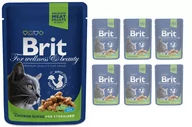 Mokra karma dla kotów - BRIT Cat Sterilised KURCZAK  6x100g - miniaturka - grafika 1