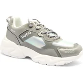 Buty dla dziewczynek - HUGO KIDS Sneakersy - miniaturka - grafika 1