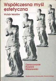 Współczesna myśl estetyczna - Książki o kulturze i sztuce - miniaturka - grafika 1