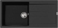 Zlewozmywaki - Zlew PLADOS ELEGANCE 99.10 CZARNY METAL (black metalik 44) (AM991044) - miniaturka - grafika 1