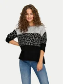 Swetry damskie - ONLY Sweter Jade 15294969 Szary Regular Fit - miniaturka - grafika 1