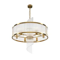 Lampy sufitowe - Dekoracyjna, lampa wisząca, styl glamour MOD174PL-06G z serii FRAME - miniaturka - grafika 1