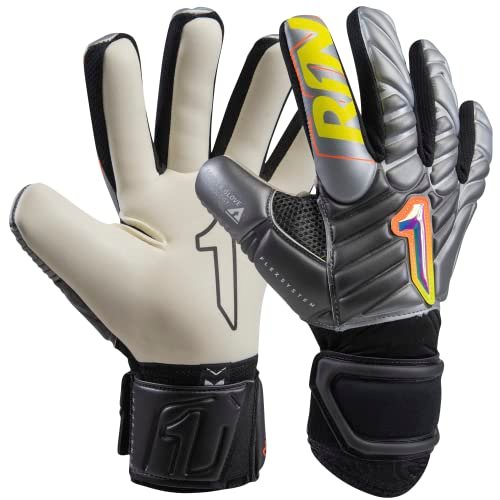 Rinat Rękawice bramkarskie Meta GK Alpha, Szary, Dorosły, Unisex, Rozmiar 7