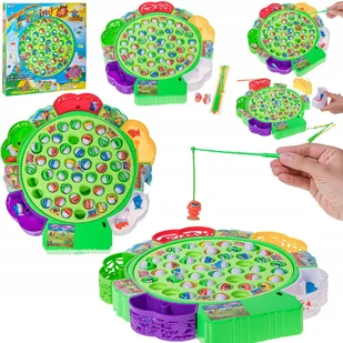GRA ŁOWIENIE RYBEK GRA ZRĘCZNOŚCIOWA RODZINNA FISHING GAME ZŁAP RYBKI - Zabawki sensoryczne GRA ŁOWIENIE RYBEK GRA ZRĘCZNOŚCIOWA RODZINNA FISHING GAME ZŁAP RYBKI - Zabawki sensoryczne - miniaturka - grafika 1