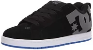 Koszulki męskie - DC Court Graffik Casual Low Top męskie buty typu sneaker, Czarny/szary/niebieski, 11 - miniaturka - grafika 1