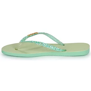 Damskie japonki Havaianas Slim Gloss, Zielony ogród, 41-42 EU - Klapki i japonki damskie - miniaturka - grafika 1