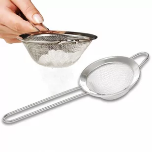 Sitko kuchenne stalowe, cedzak, durszlak stalowy, 7,5 cm kod: O-10-135-060 - Sitka - miniaturka - grafika 1