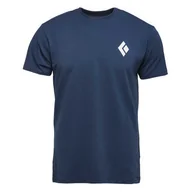 Koszulki sportowe męskie - Koszulka męska Black Diamond M SS EQUIPMNT FOR ALPINIST TEE Rozmiar: L / Kolor: ciemnoniebieski - miniaturka - grafika 1