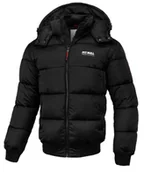 Odzież taktyczna i umundurowanie - Kurtka zimowa z kapturem Pit Bull Walpen - Czarna XXL - miniaturka - grafika 1