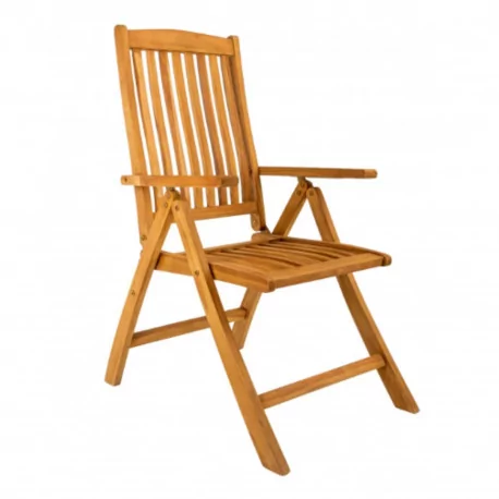 TAMAN DORSET FSC® - rozkładany fotel ogrodowy z drewna tekowego