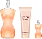Zestawy kosmetyków damskich - Zestaw damski Jean Paul Gaultier Classique Woda toaletowa 100 ml + Miniaturka Woda toaletowa 6 ml + Balsam do ciała 75 ml (8435415098946) - miniaturka - grafika 1
