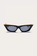 Okulary przeciwsłoneczne - Valentino okulary przeciwsłoneczne V - GOLDCUT - I damskie kolor czarny VLS-113A - miniaturka - grafika 1