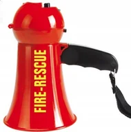 Zabawki interaktywne dla dzieci - Pan i Pani Gadżet Dziecięcy Megafon Zabawkowy Dla Strażaka Syrena Regulacja Głośności Zabawka - miniaturka - grafika 1