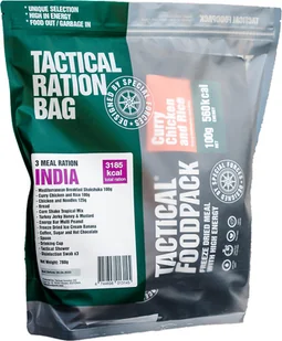Tactical Foodpack Tactical Foodpack 3 Meal Ration India 790g, Diverse  2021 Żywność turystyczna 254 - Racje żywnościowe - miniaturka - grafika 1