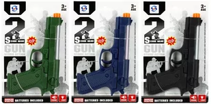 MEGA CREATIVE Pistolet B/o B/c 96/192 - Zabawki militarne - miniaturka - grafika 1