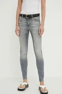 Spodnie damskie - G-Star Raw jeansy 3301 damskie kolor szary - miniaturka - grafika 1