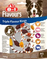 Przysmaki dla psów - 8in1 8in1 FLAVOURS Triple Flavour Rings M/L - miniaturka - grafika 1