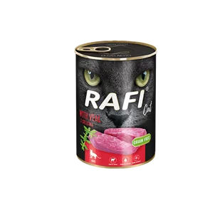 Rafi Cat Adult z cielęciną 400g - Mokra karma dla kotów - miniaturka - grafika 1