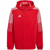 Kurtki damskie - Kurtka dla dzieci adidas Tiro 21 Windbreaker czerwona GP4976 116cm - Adidas - miniaturka - grafika 1