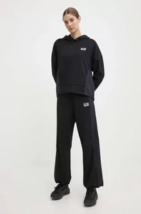 EA7 Emporio Armani dres damski kolor czarny - Dresy damskie - miniaturka - grafika 1