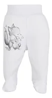 Śpiochy dla niemowląt - Niemowlęce półśpiochy białe Foxy , Koala baby 68 - miniaturka - grafika 1