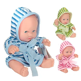 CLEMENT CLEMENTINE - Lalka - Zabawka dla Dzieci - 071235 - Losowy Kolor - Winyl - Lalka - Niemowlę - Manekin - 14 cm x 20 cm - Od 18 miesiąca życia. - Manekiny wystawowe - miniaturka - grafika 1