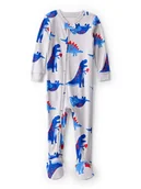 Śpiochy dla niemowląt - carter's Śpioszki w kolorze szaro-niebieskim - miniaturka - grafika 1