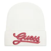 Czapki damskie - Czapka Guess AW5400 POL01 Écru - miniaturka - grafika 1