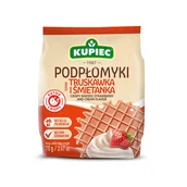 Zdrowa żywność - Podpłomyki o smaku truskawki i śmietanki 70g - miniaturka - grafika 1