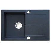 Zlewozmywaki - Berg Hobart zlewozmywak granitowy 59x50 cm onyx BRQ1411A - miniaturka - grafika 1