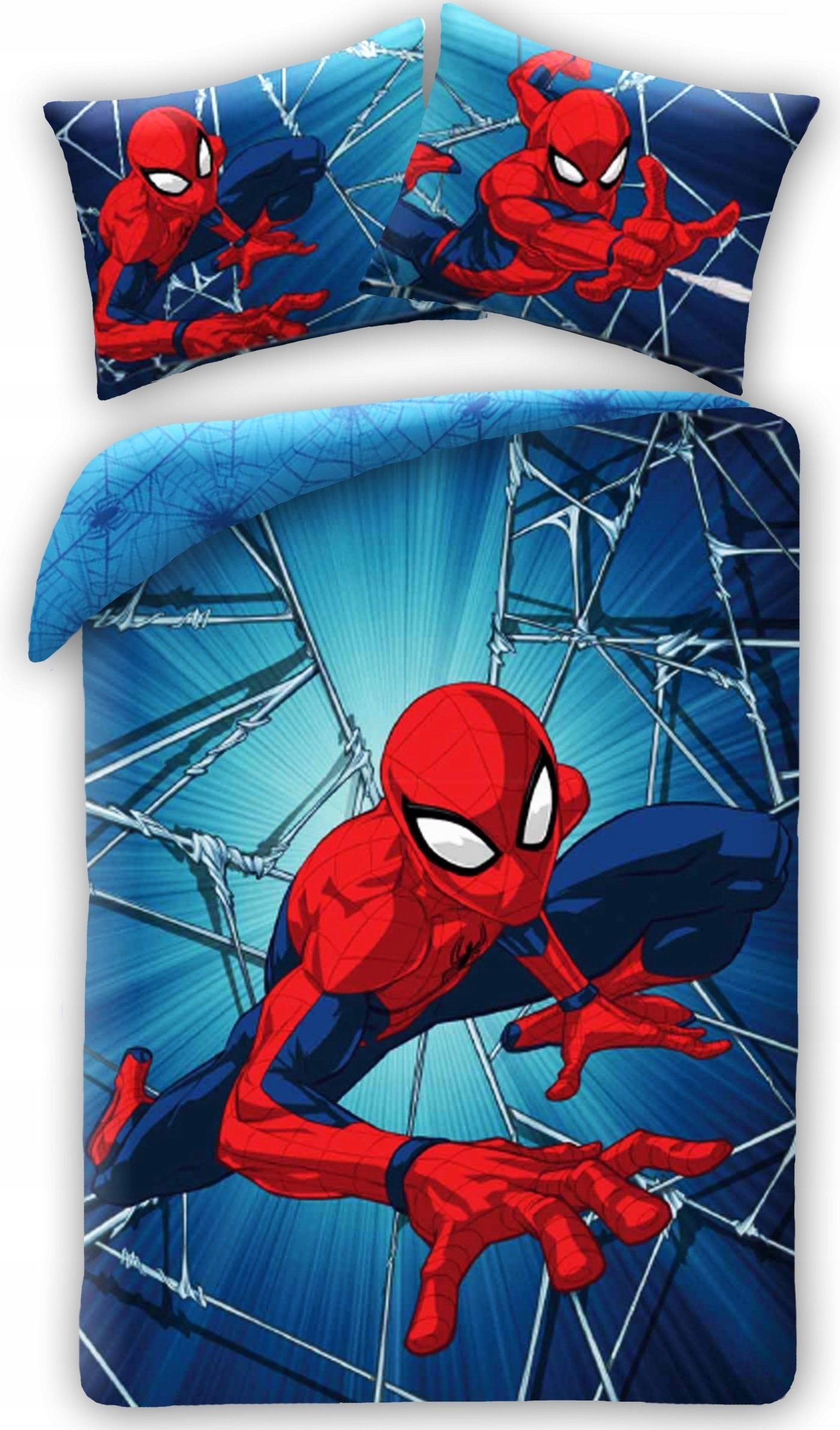Pościel 100X135 Spiderman Spider Man Do Łóżeczka Dziecięca Dziecka marvel