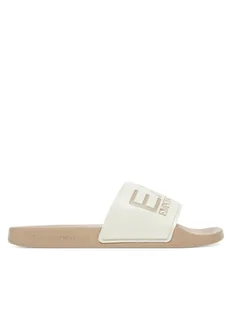EA7 Emporio Armani Klapki 7X000108 AF15118 M6086 Beżowy - Klapki i japonki męskie - miniaturka - grafika 1