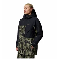 Kurtki męskie - Męska kurtka narciarska Columbia Coreshot™ Printed Jacket Rozmiar: L / Kolor: zielony/szary - miniaturka - grafika 1